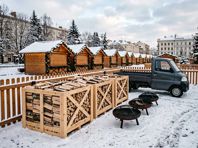 Дрова для ярмарок и городских праздников в Мосрентгене